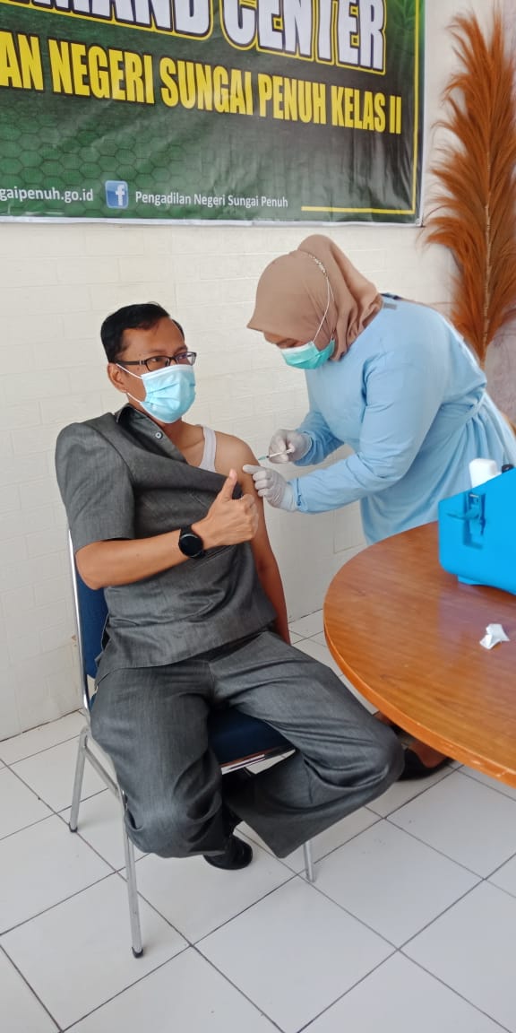 Suntik Vaksin 1 Pengadilan Negeri Sungai Penuh Kelas II